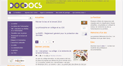 Desktop Screenshot of docpourdocs.fr
