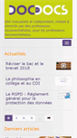 Mobile Screenshot of docpourdocs.fr